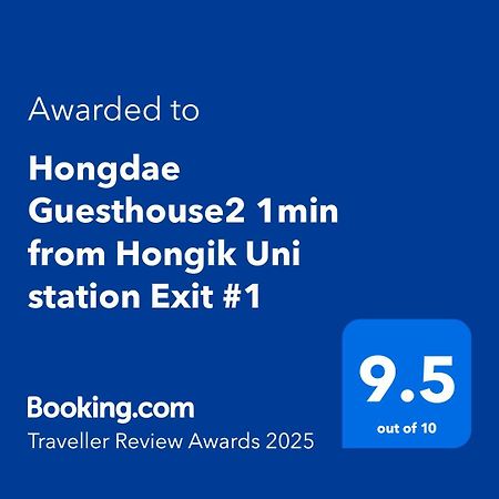 Hongdae Guesthouse2 1Min From Hongik Uni Station Exit #1 Seoul Exteriör bild