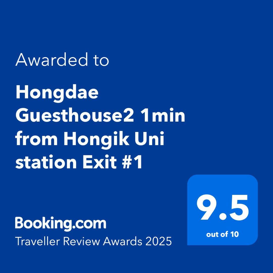 Hongdae Guesthouse2 1Min From Hongik Uni Station Exit #1 Seoul Exteriör bild